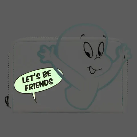 *FINAL SALE* Loungefly Casper the Friendly Ghost Glow Zip Around Wallet