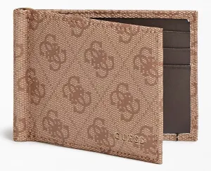 Guess Vezzola Wallet In Lattee For Men