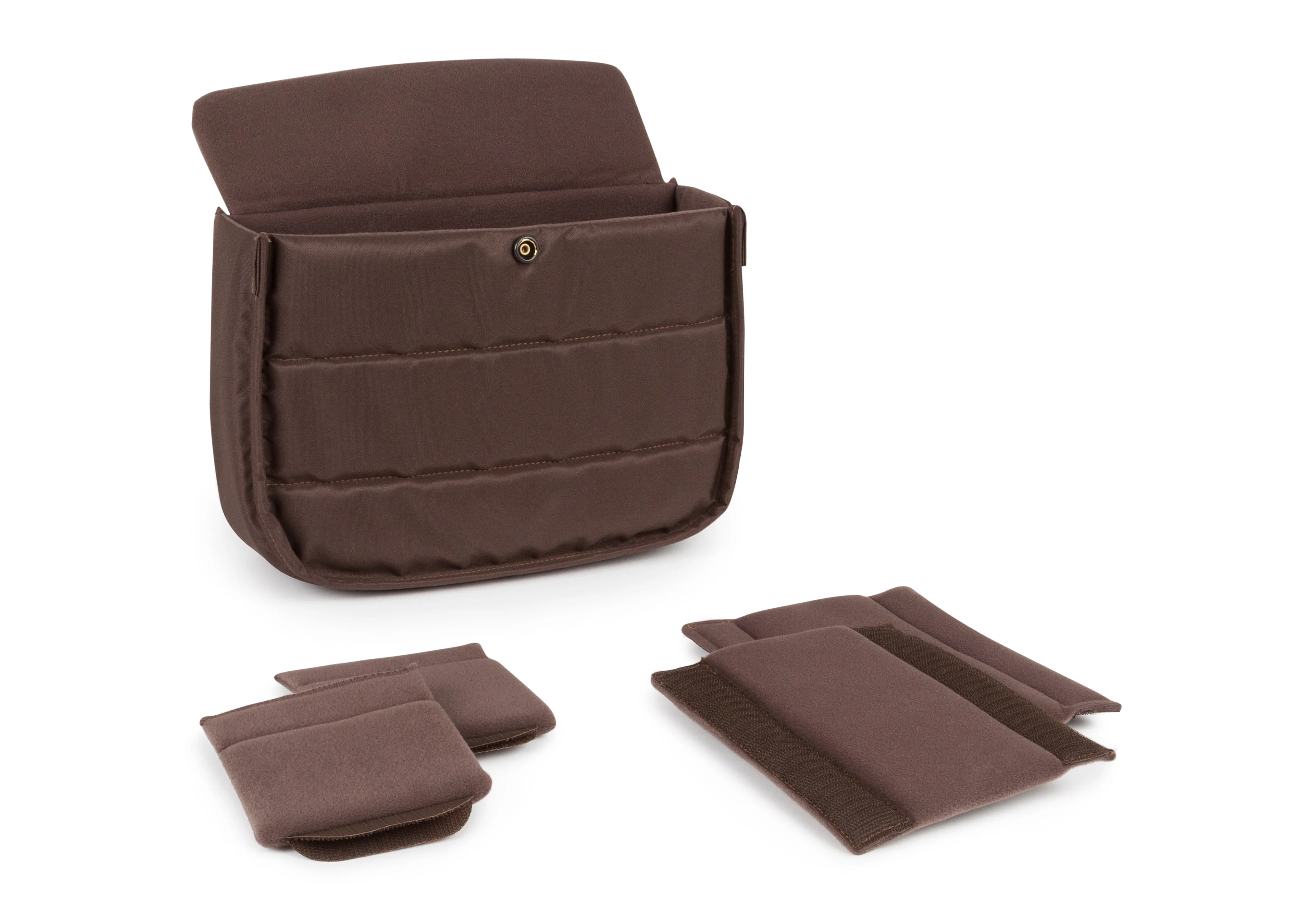 Hadley Small Camera Bag - Burgundy Canvas / Chocolate Leather