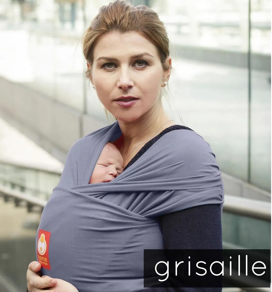 Hana Regular Organic Baby Wrap-Grisaille