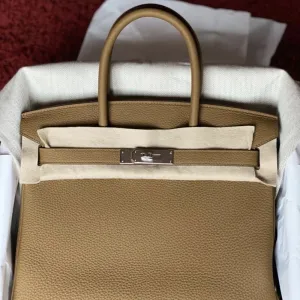 Hermès Birkin 30 Bronze dore Togo Palladium Hardware PHW