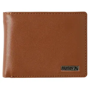 Hurley One & Only Leather Wallet - Tan