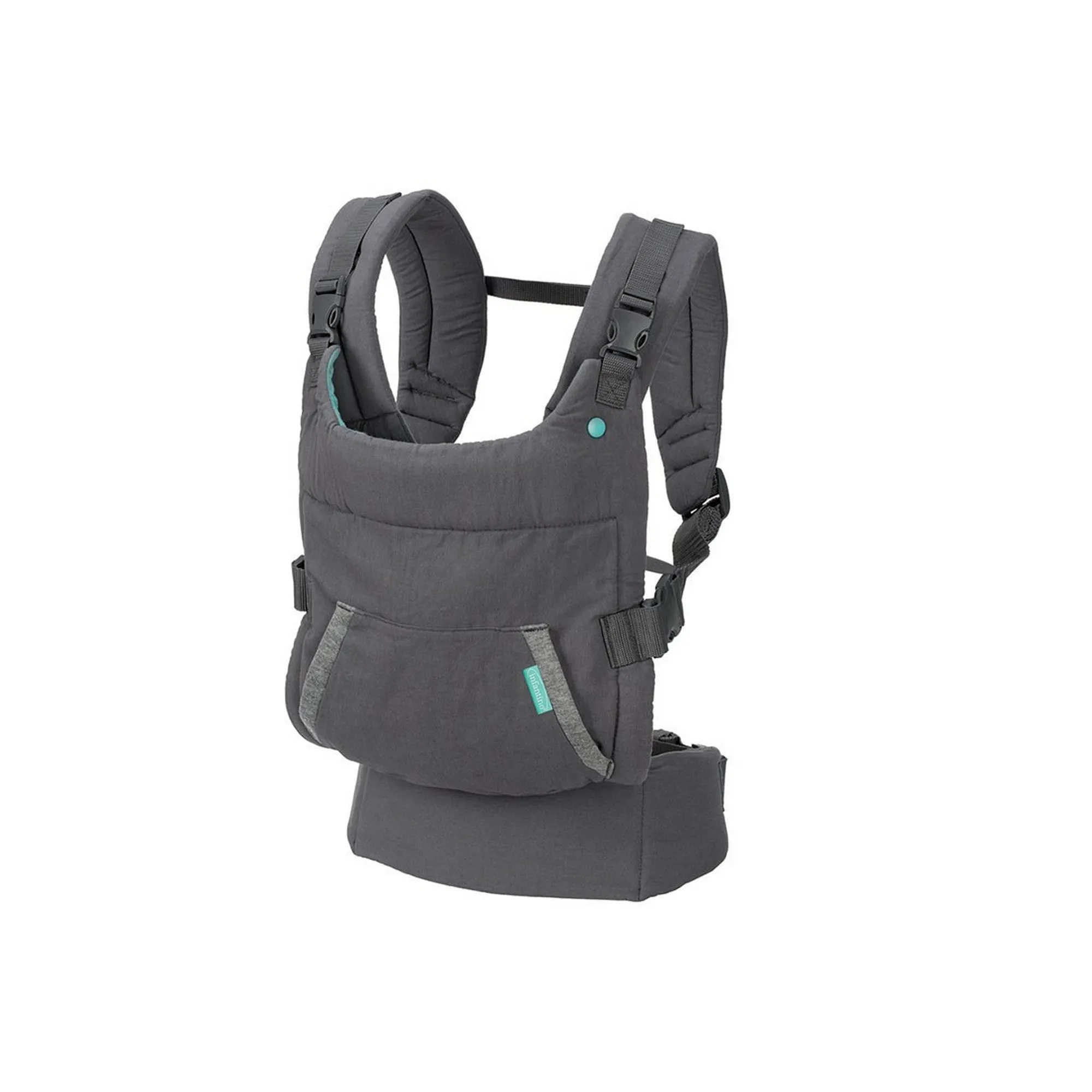 Infantino Cuddle Up Ergonomic Hoddie 2-way Carrier™ Grey Birth to 36 Months - Distressed Box