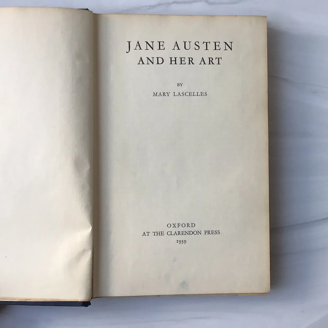 ^Jane Austen and Her Art*