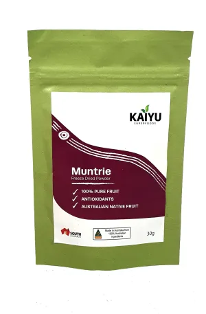 Kaiyu Superfoods Muntrie 30g Freeze Dried Powder