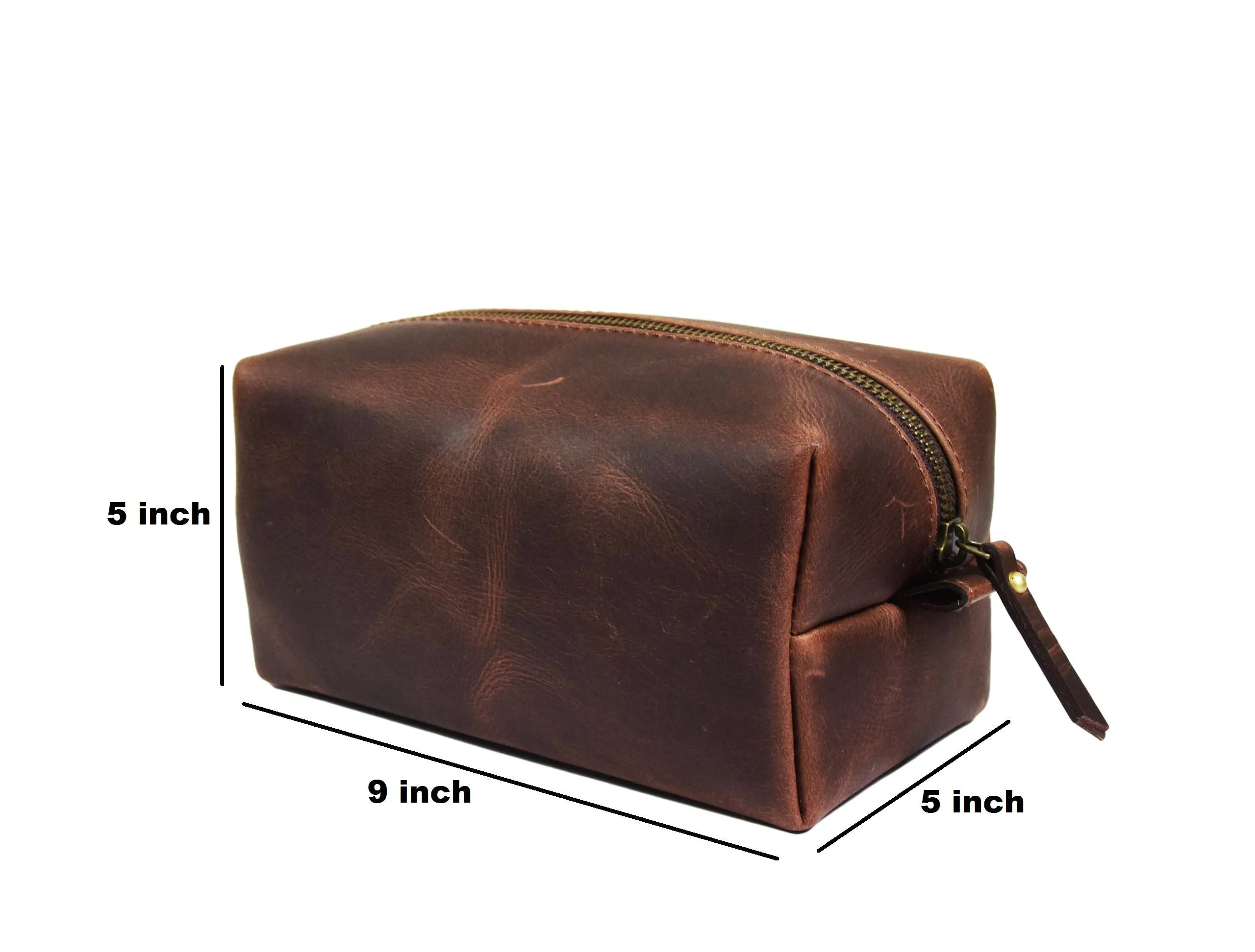 Leather Wash Bag ( WB-27 )