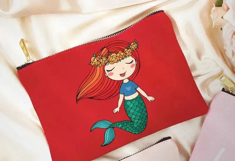 Makeup & Pencil Case- Mermaid