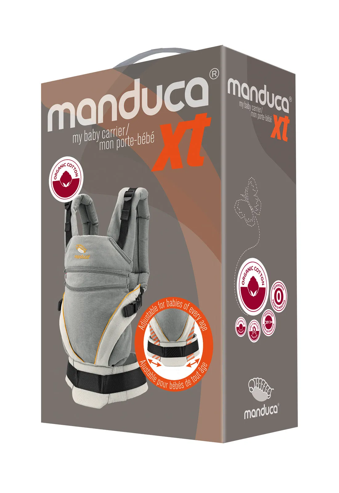 manduca® XT Cotton Denimteal/Toffee & 2 FREE Products!