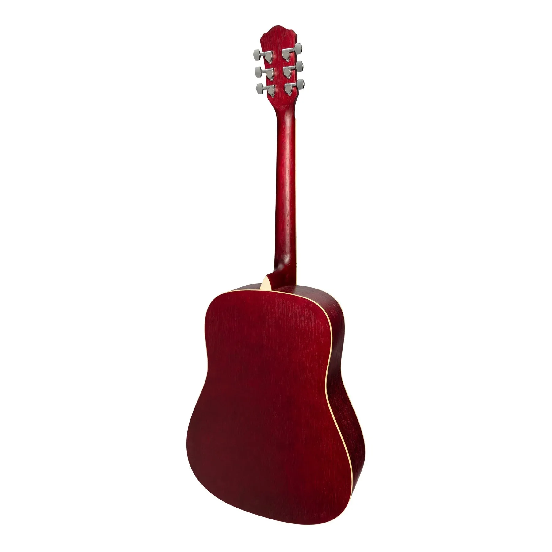 Martinez '41 Series' Dreadnought Acoustic Guitar Pack (Red)