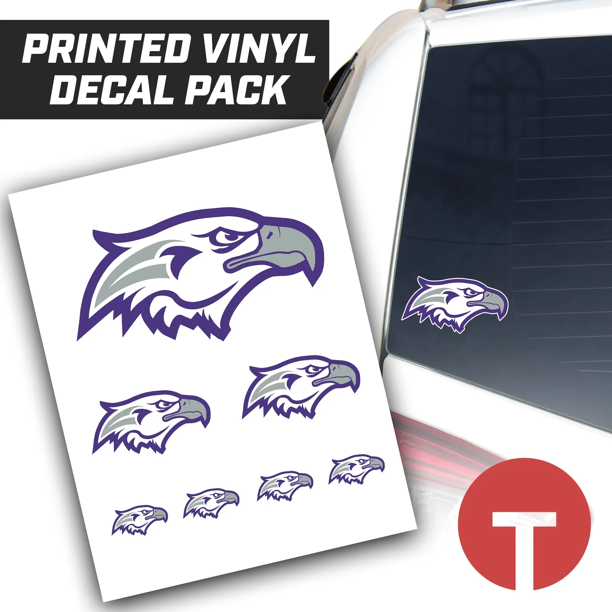 MC Eagles - Logo Vinyl Decal Pack