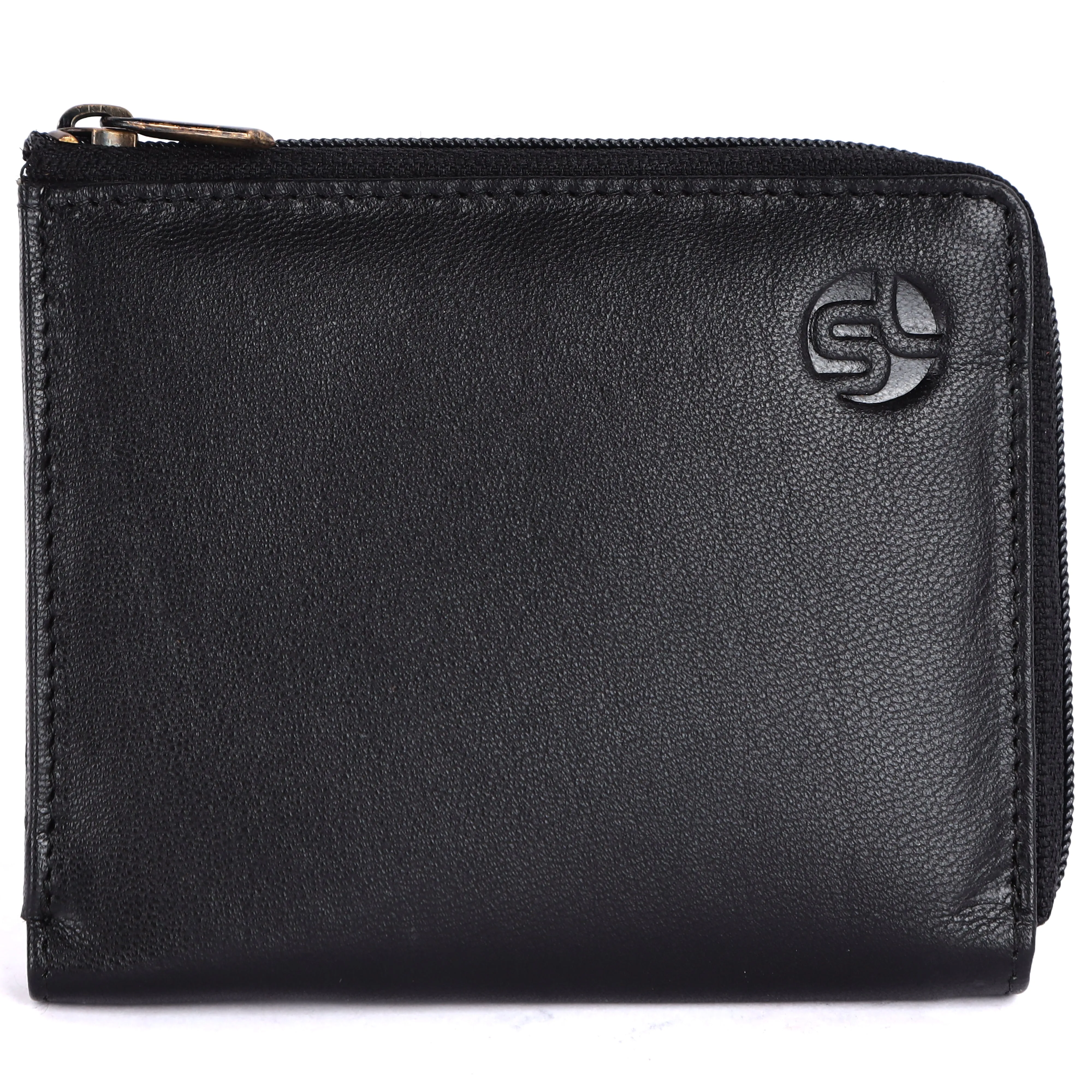 MENS LEATHER WALLET (RFID) 93715 (BLACK)