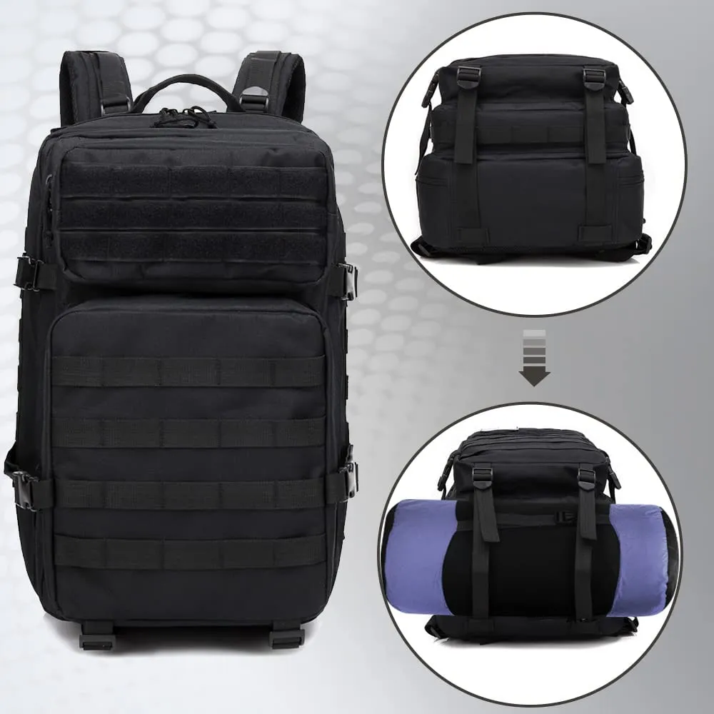 Military Tactical Assault Emergency Backpack Molle Bag Rucksack for Men, Large