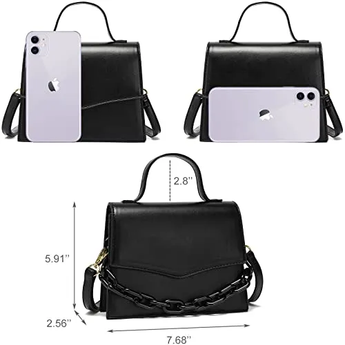 Mini Bag with Detachable Plastic Chain