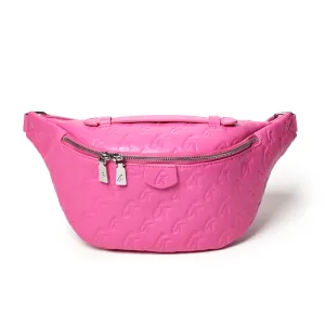 MONOGRAM FANNY PACK - HOT PINK