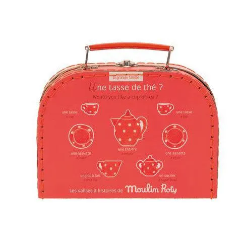 Moulin Roty Ceramic Tea Set Suitcase - LGF