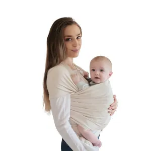 Mushie Baby Carrier Wrap (Beige Melange)