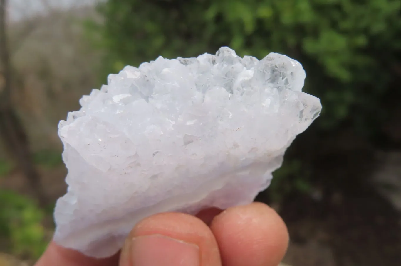 Natural Etched Blue Chalcedony Specimens x 36 From Nsanje, Malawi