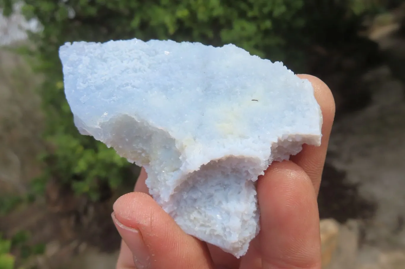 Natural Etched Blue Chalcedony Specimens x 36 From Nsanje, Malawi