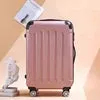 New Arrival Customized luggage set with Universal wheels travel bags trolley case ABS Suitcase travel case