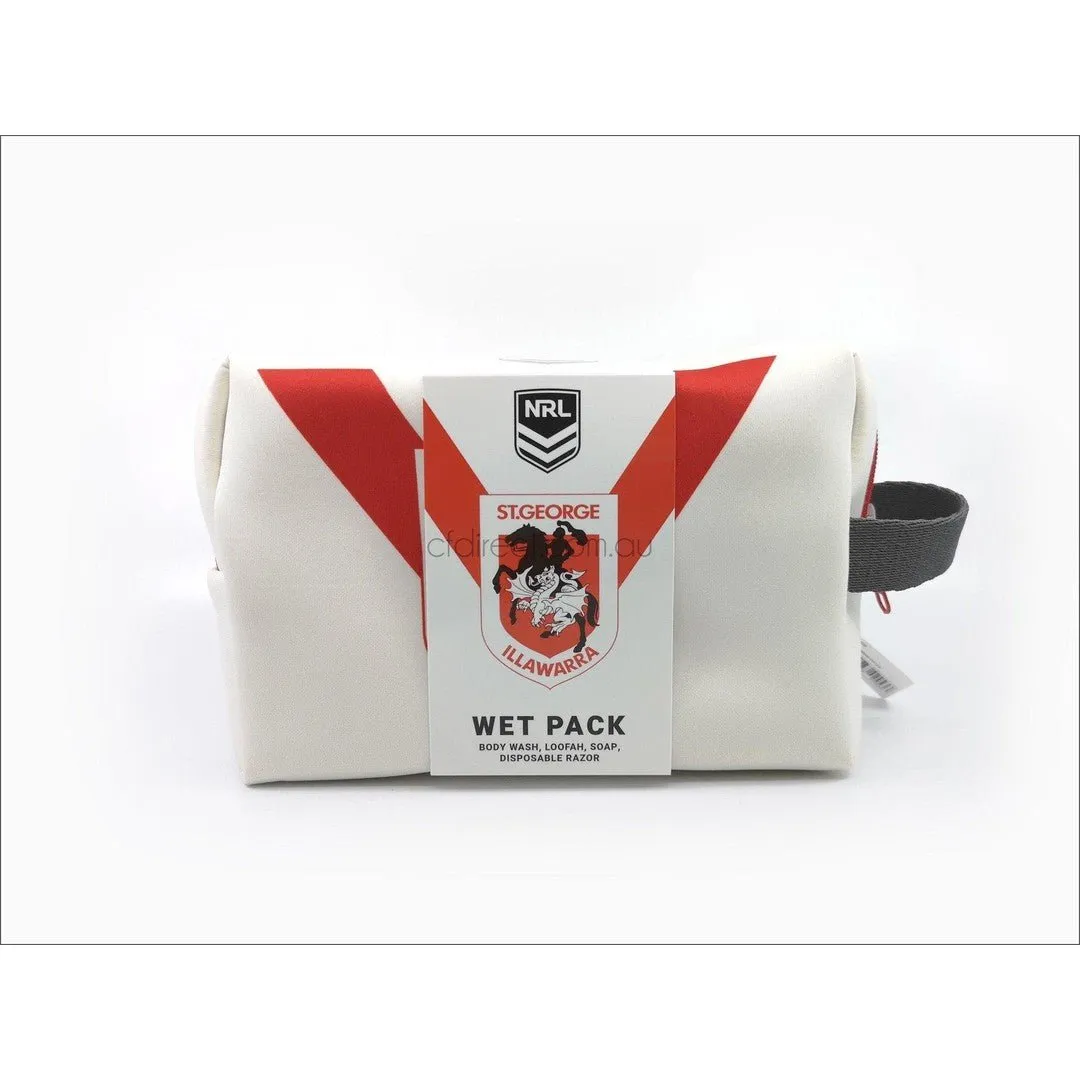 NRL St. George Dragons Toiletry Bag Gift Set