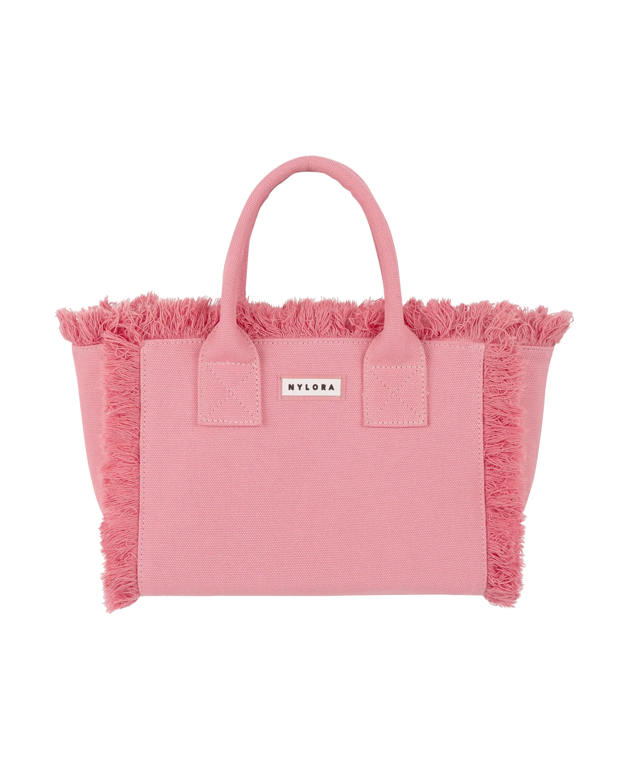 NYLORA FRINGE BAG SMALL PINK