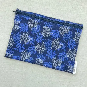 Octopus on Blue XL Bag/Makeup Bag