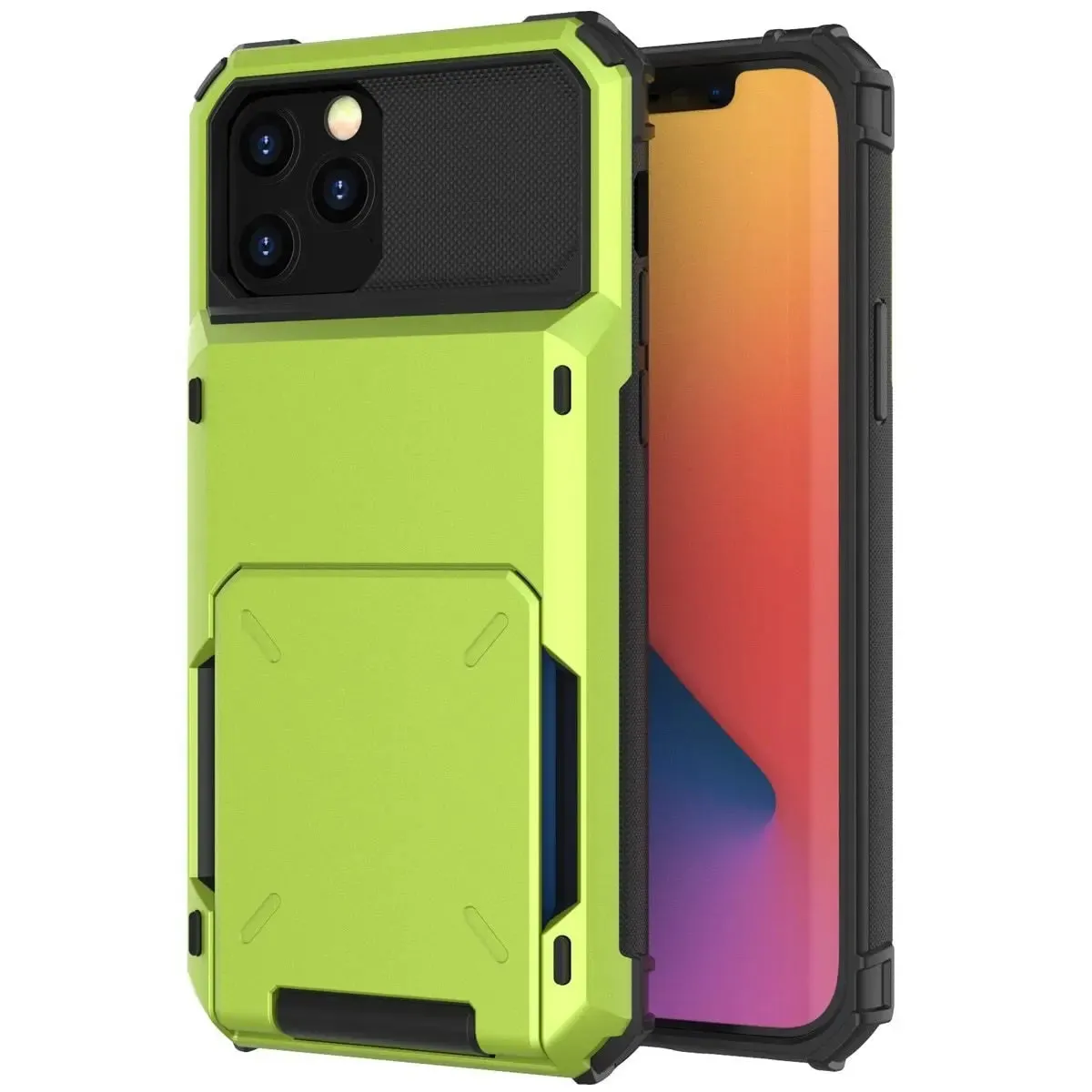 Orbit Shockproof iPhone Wallet Case For X, 11, 12 & 13 Series