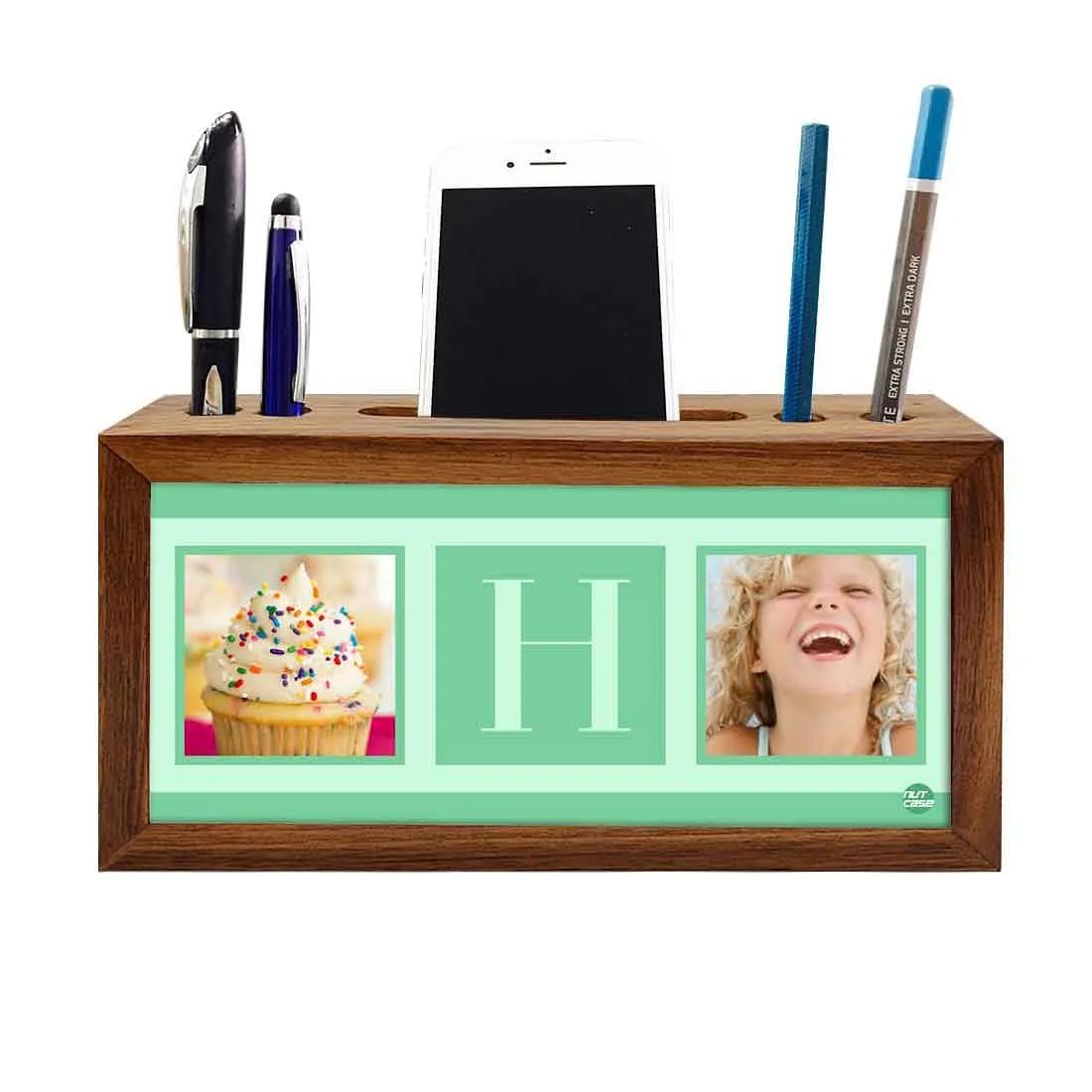 Personalized personalised desk organizer - Cup Cake