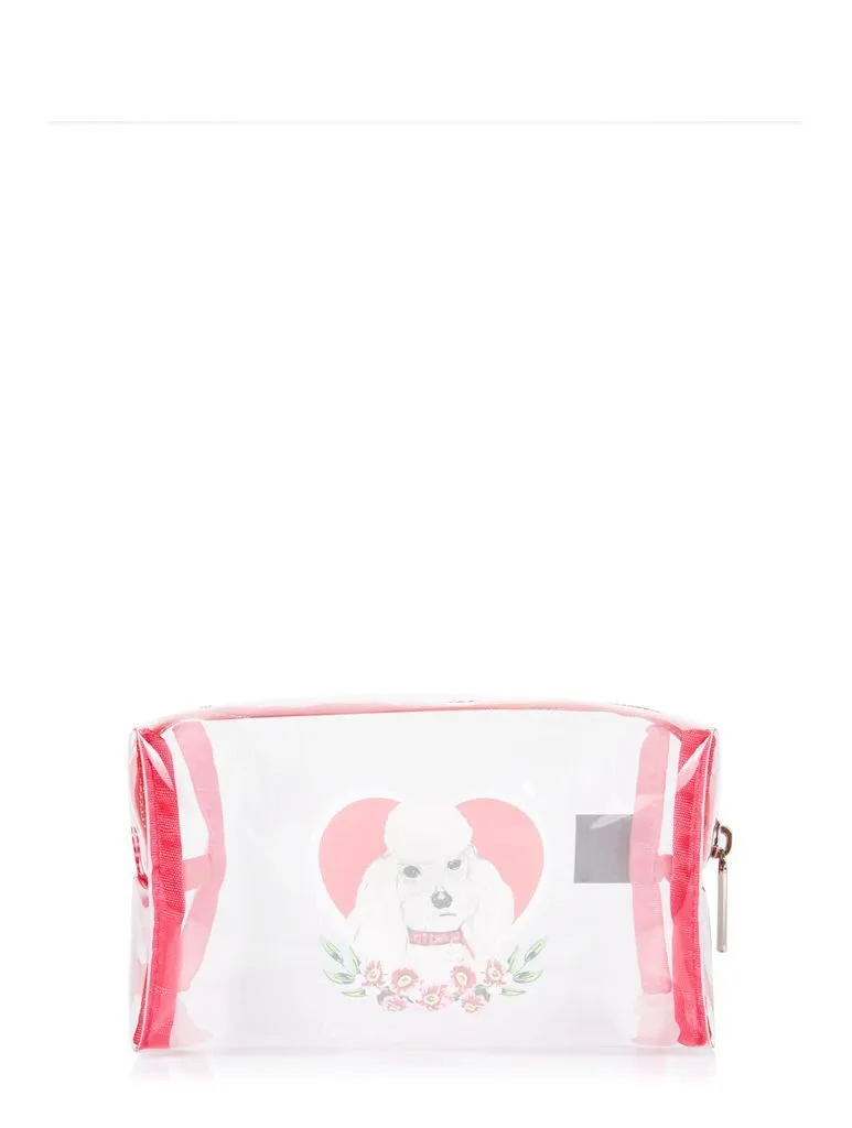 Poodle Makeup Bag