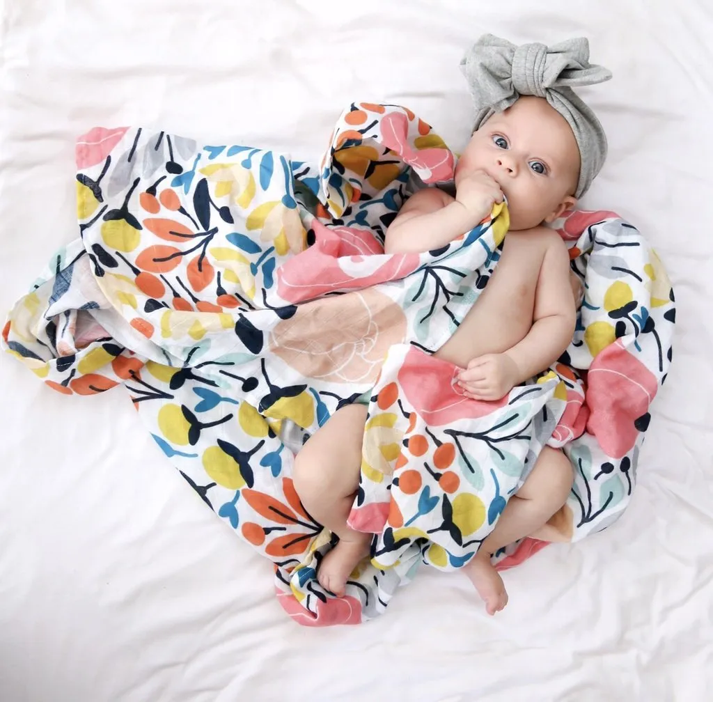 Pop Ya Tot - Muslin Swaddle - Billie Blossom