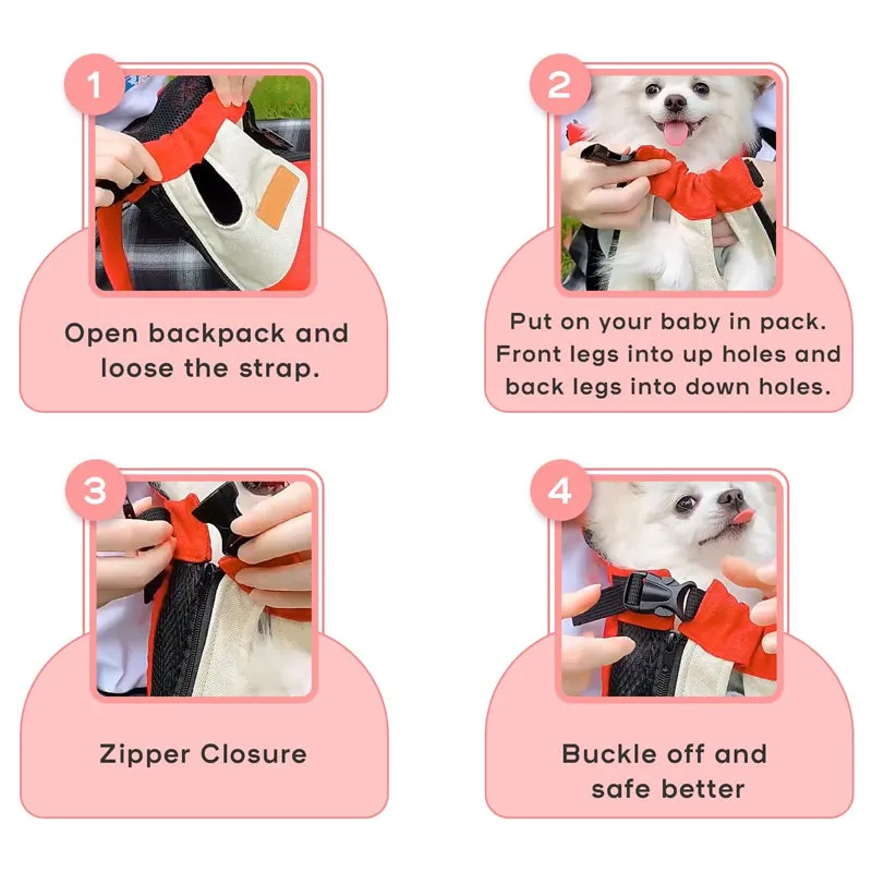 Portable Backpack for Dogs and Cats Traveling Out