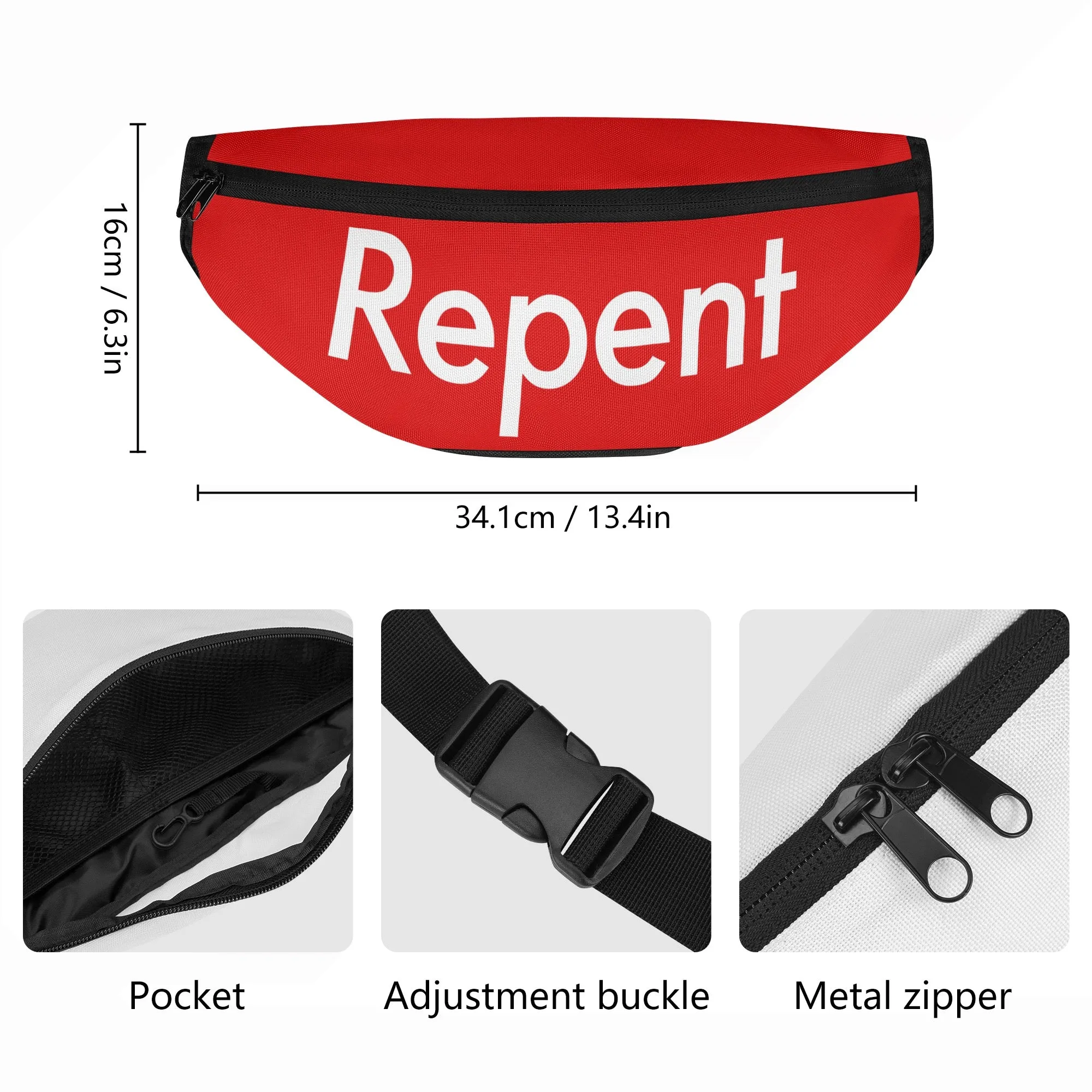 Repent Medium Waist Pack / Fanny Pack