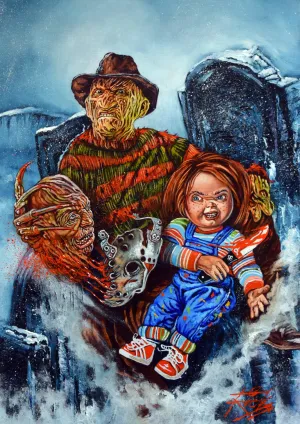 Rick Melton - Freddy and Chucky - Classic Horror - Art Print