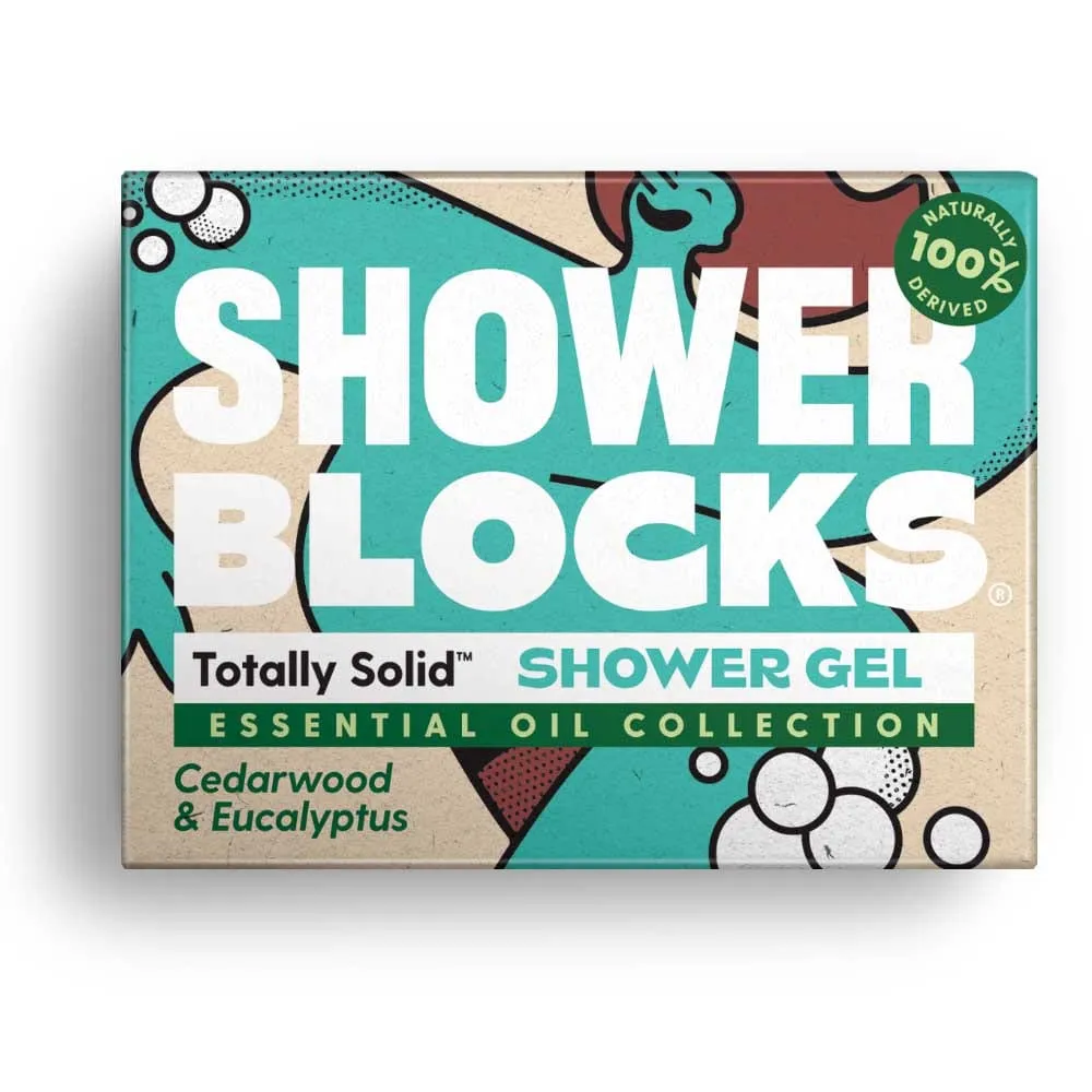 Shower Blocks Cedarwood & Eucalyptus Solid Shower Gel