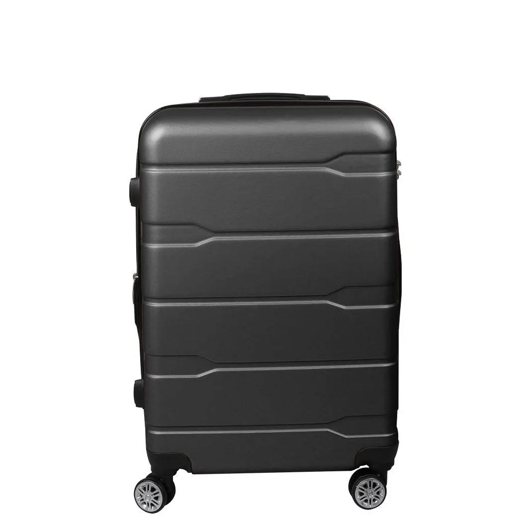 Slimbridge 28" Inch Expandable Luggage Black 28 inch