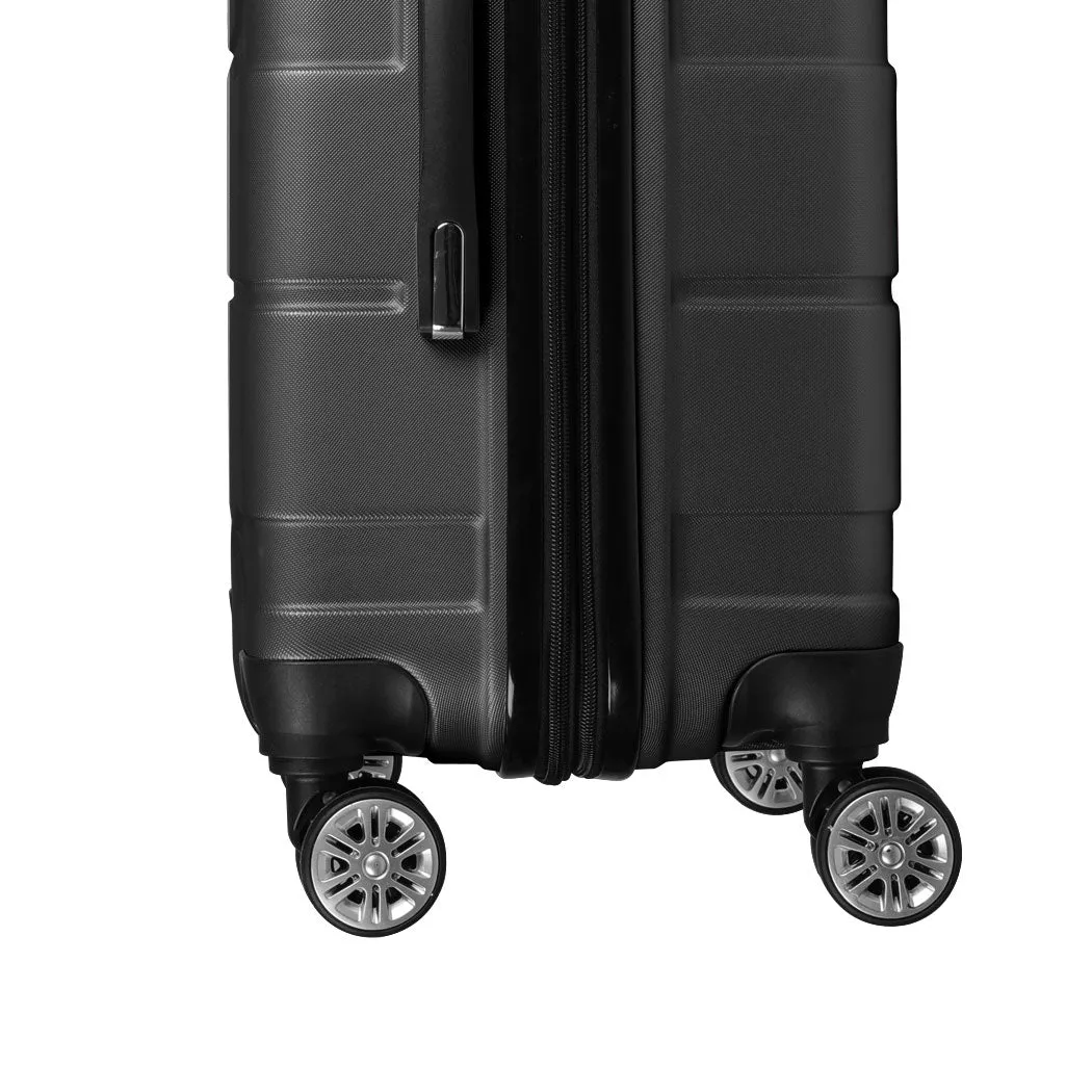 Slimbridge 28" Inch Expandable Luggage Black 28 inch