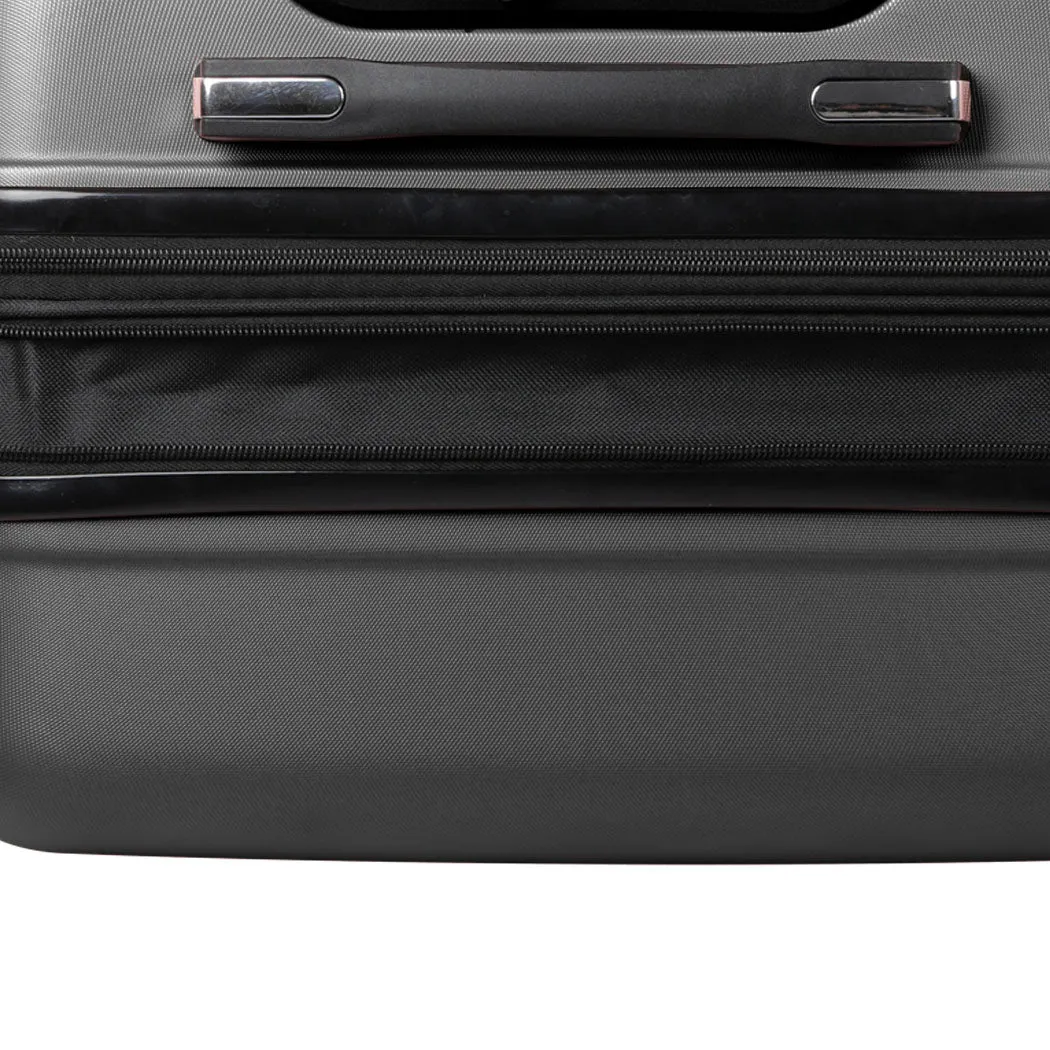 Slimbridge 28" Inch Expandable Luggage Black 28 inch