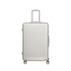 Slimbridge Luggage Suitcase Trolley White 4pc 14" 20" 24" 28"