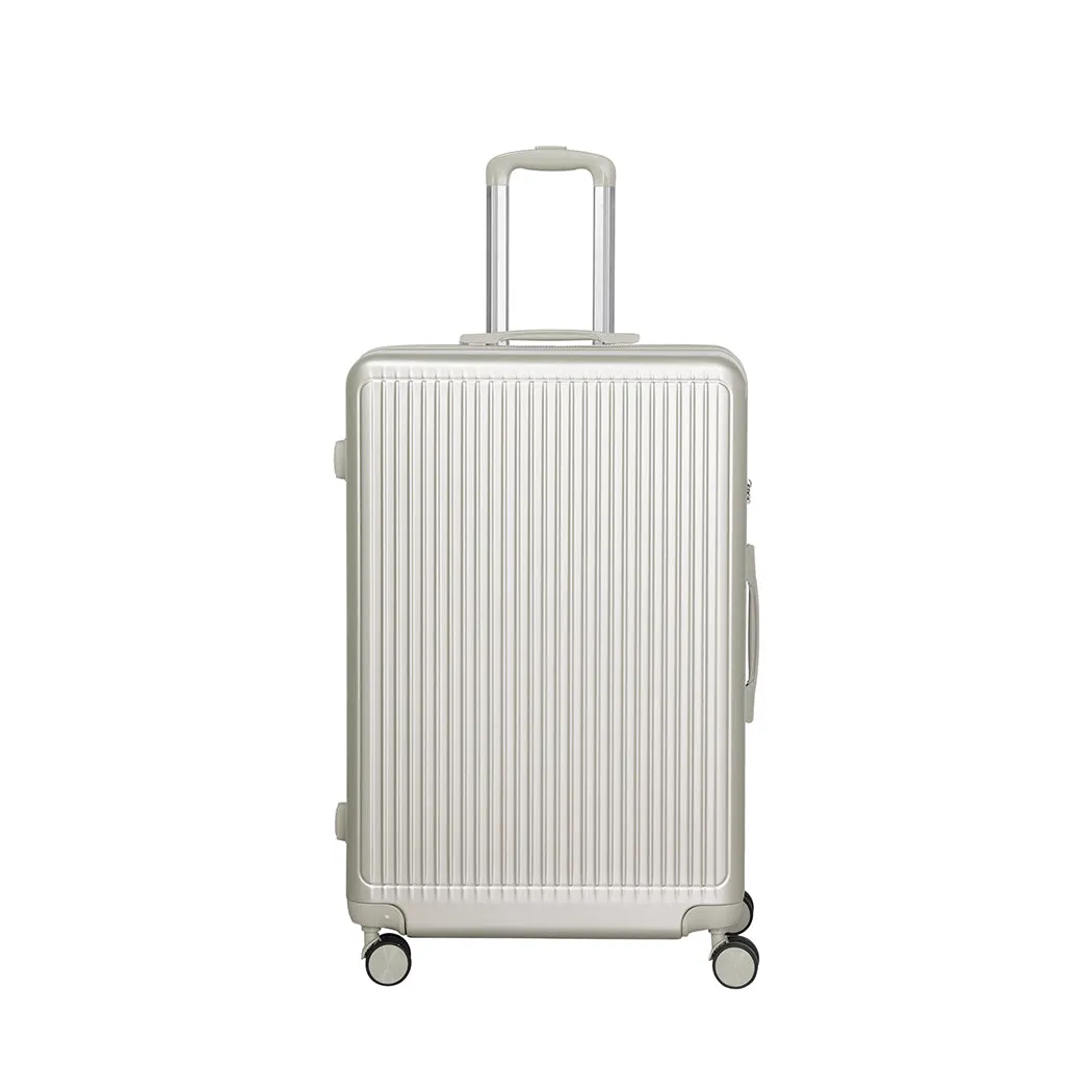 Slimbridge Luggage Suitcase Trolley White 4pc 14" 20" 24" 28"