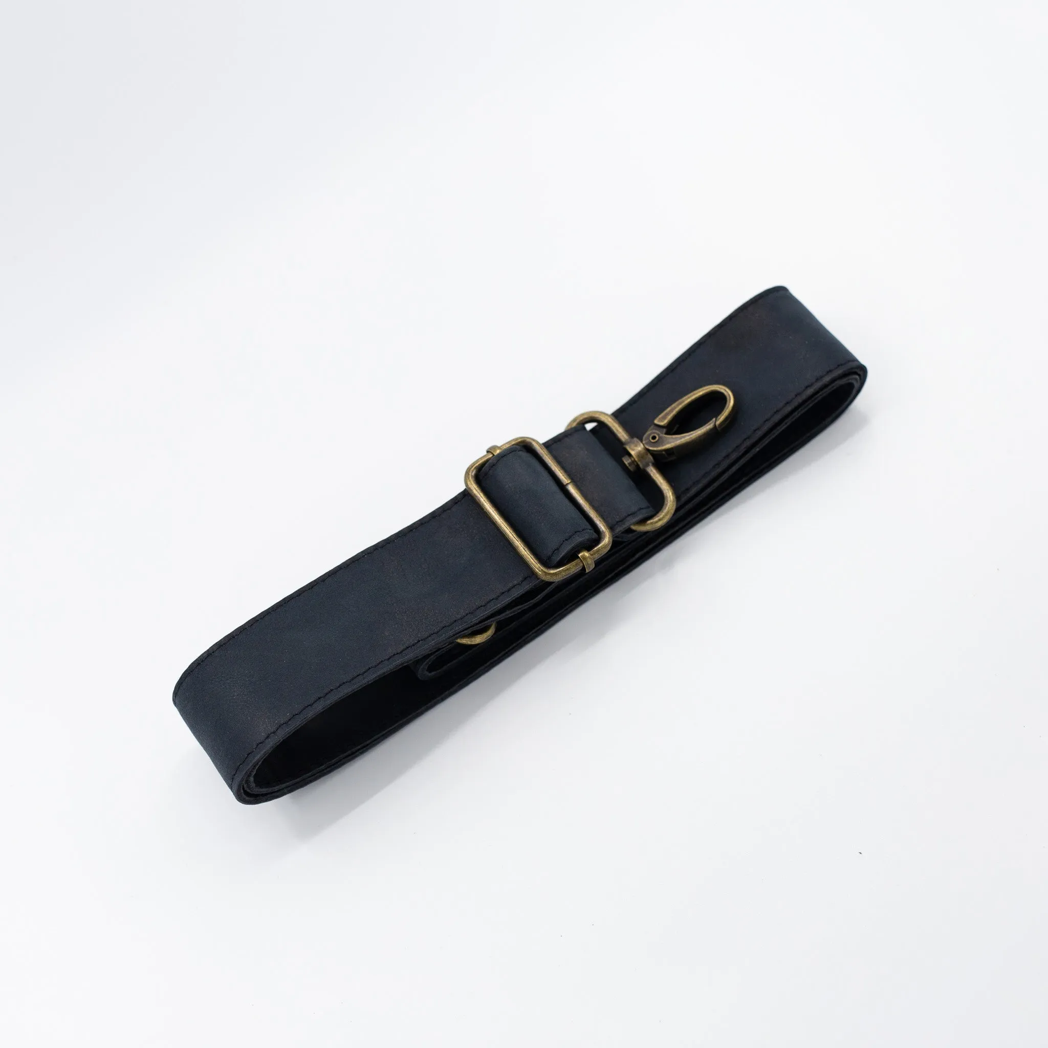 Smooth Navy Leather Detachable Strap