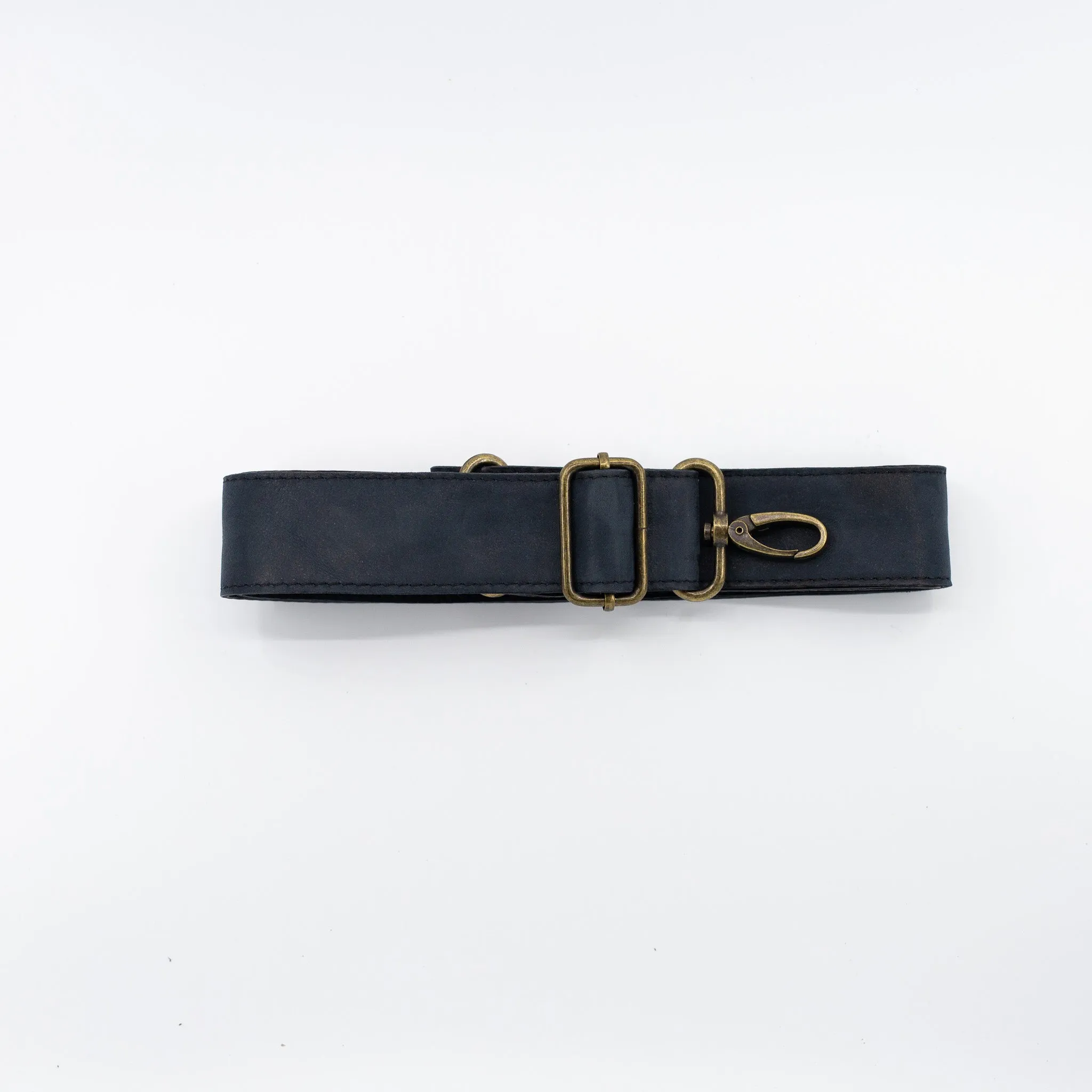 Smooth Navy Leather Detachable Strap