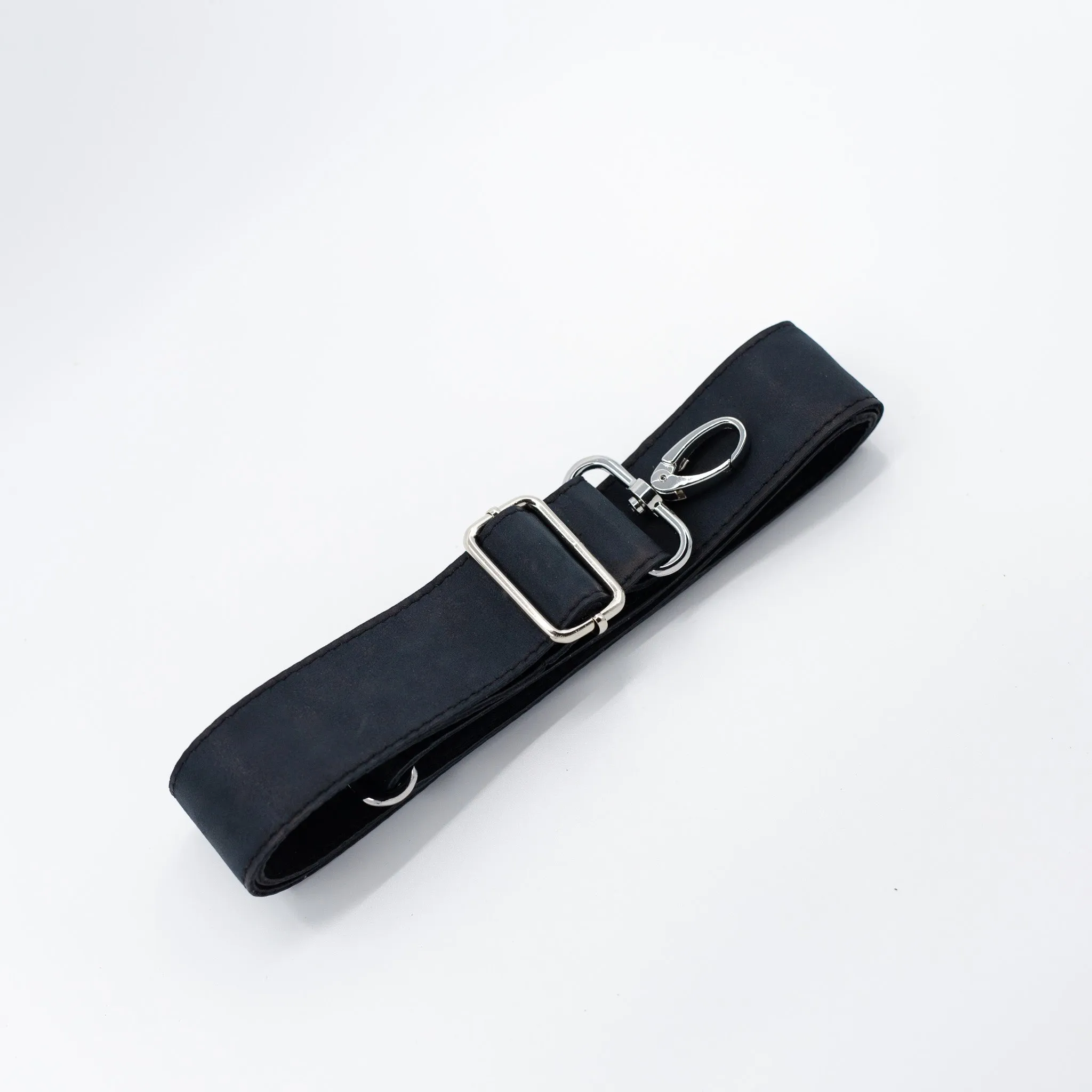 Smooth Navy Leather Detachable Strap