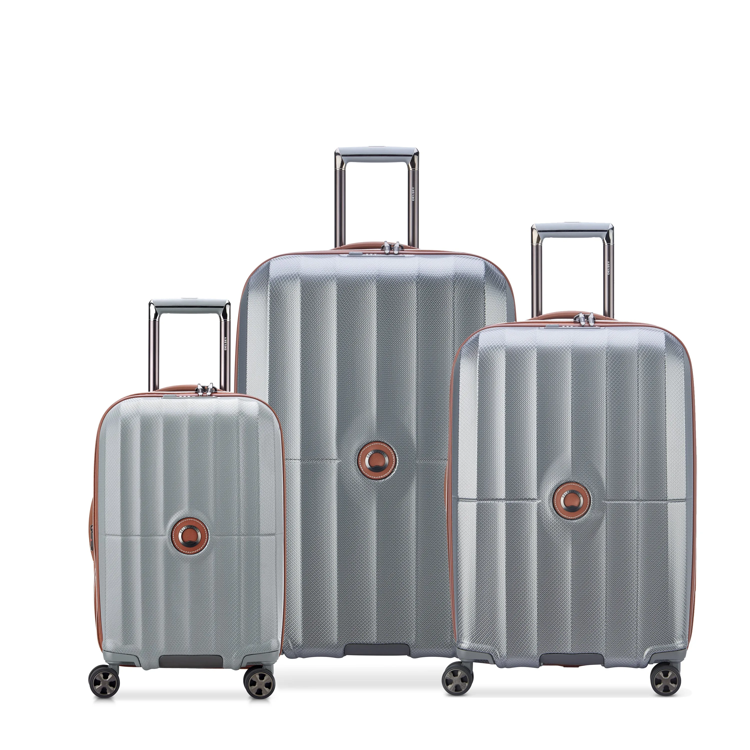 ST TROPEZ - Set 3 Expandable Suitcases (L-77cm) (M-67cm) (S-55cm)