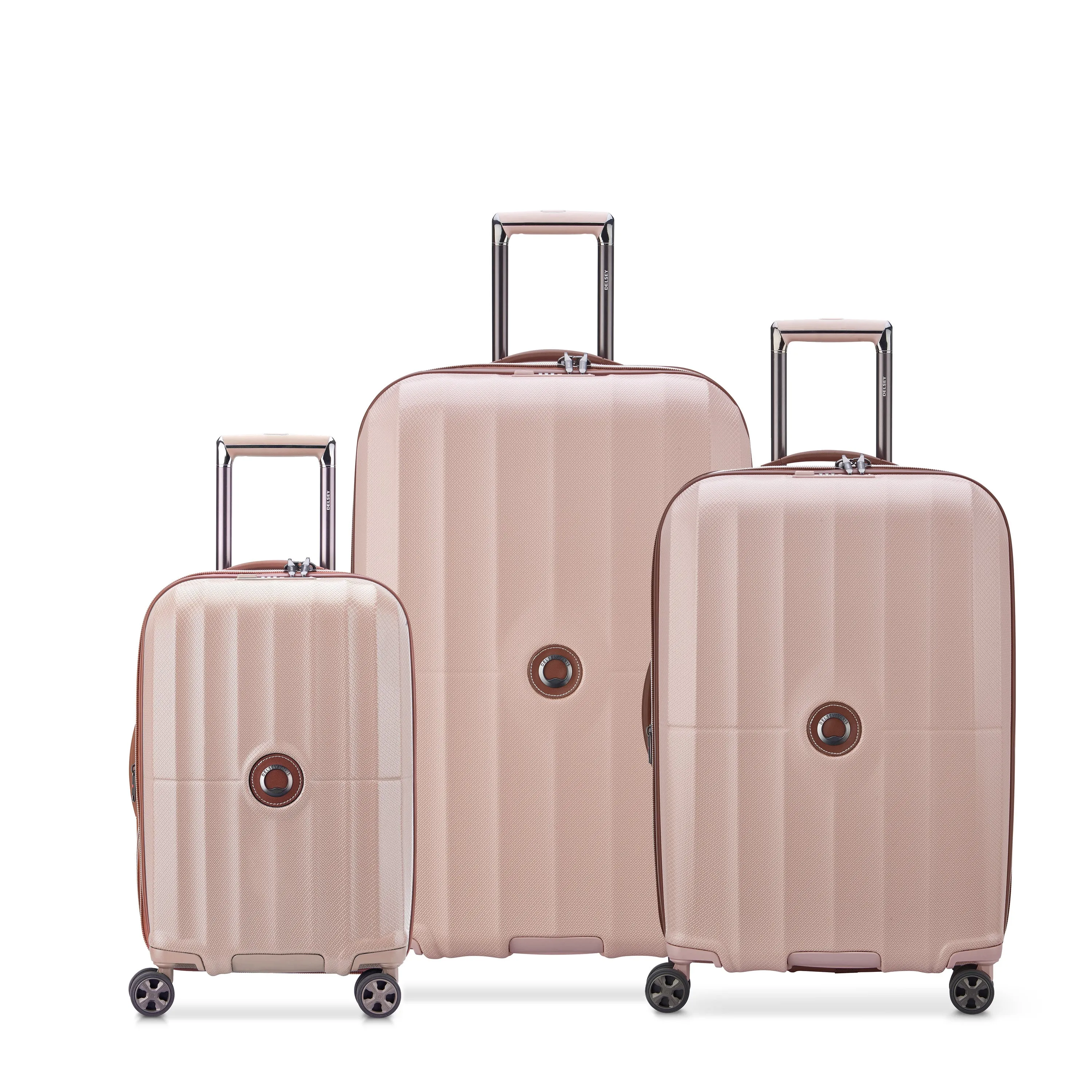 ST TROPEZ - Set 3 Expandable Suitcases (L-77cm) (M-67cm) (S-55cm)