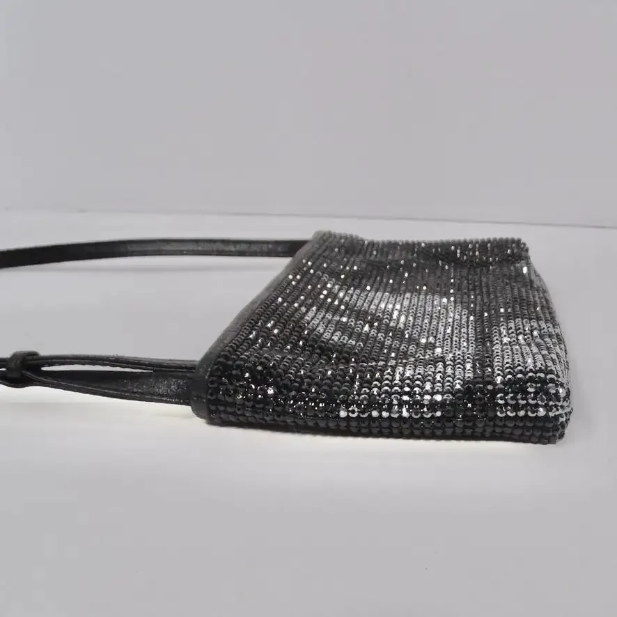 Swarovski Swan Embellished Shoulder Bag