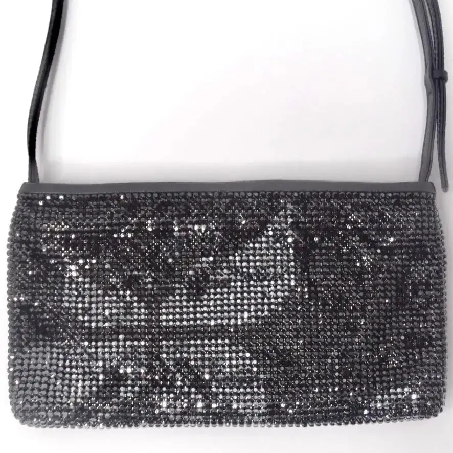 Swarovski Swan Embellished Shoulder Bag