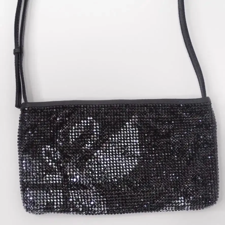 Swarovski Swan Embellished Shoulder Bag