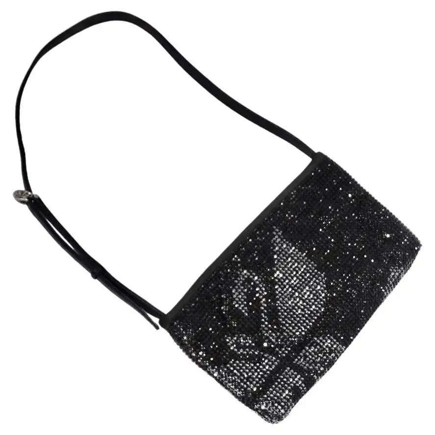 Swarovski Swan Embellished Shoulder Bag