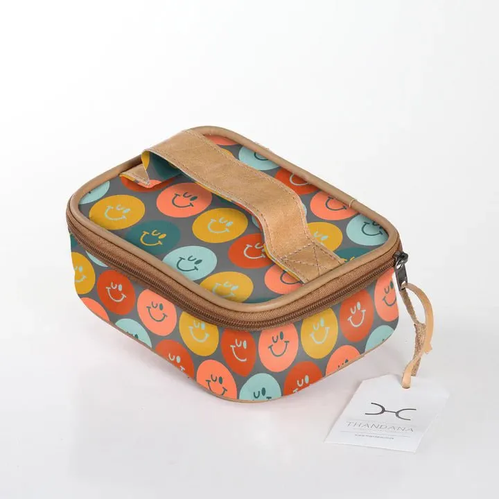 Thandana Laminated Fabric Single Toiletry Case