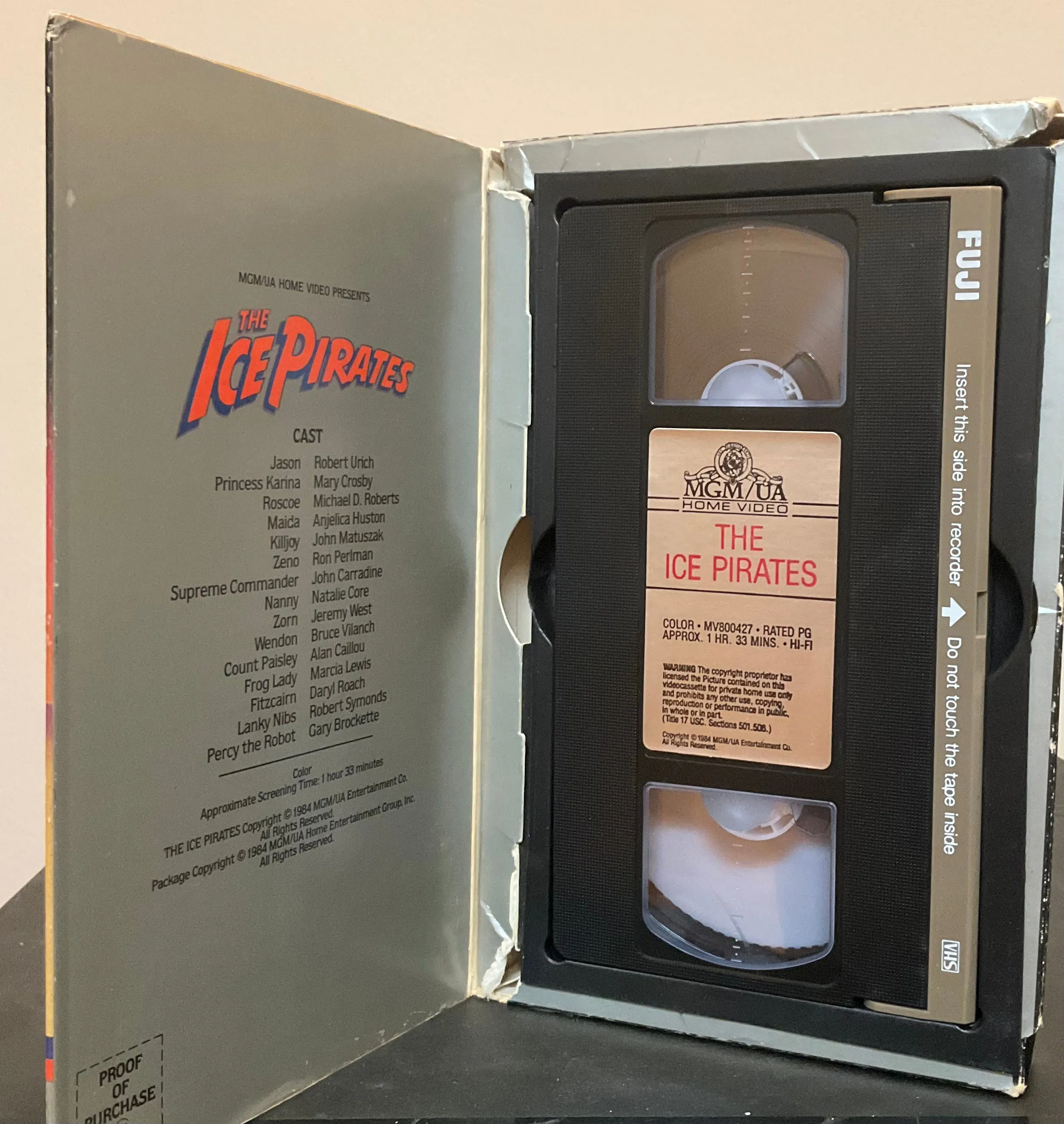 The Ice Pirates (Book Box) VHS